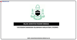 Yayasan dakwah islamiah malaysia (yadim) 15 views. Jawatan Kosong Terkini Yayasan Dakwah Islamiah Malaysia Yadim Kerja Kosong Kerajaan Swasta
