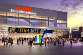 Catch the jazz live at vivint smart home arena! The Downbeat Vivint Arena S New Statue Slc Dunk