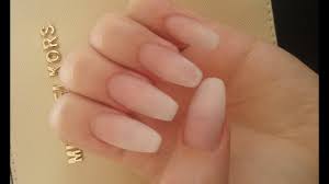 Ombre oval nails, are you looking for nails summer designs easy that are excellent for this summer? Prirodni Ombre Vzhled Umele Akrylove Nehty Pomoci Tipu Bez Pouziti Barevneho Gelu Youtube