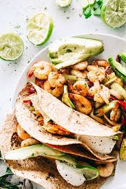 Skillet Shrimp Fajitas Recipe Sizzling Hot Fajitas With Juicy Shrimp Flavorful Bell Peppers And Onions All Shrimp Fajitas Fajita Recipe Shrimp Recipes Easy