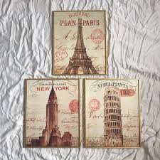 Over 75 travel home decor ideas! Travel Themed Wall Decor Furniture Home Living Home Decor Wall Decor On Carousell