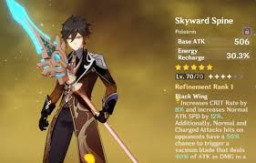 Primoridal jade passive increase attack on hit for 6s and max up to 7 stacks. Zhongli Albedoc Skyward Spear 5 Star Weapon Jean Genshin Impact Account Video Gaming Video Games Playstation On Carousell