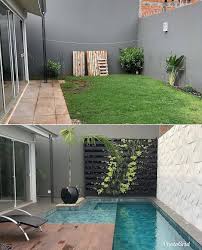 Before After Design On Instagram Swipe Check Out This Transformation By Deasianarq Please Co In 2020 Small Backyard Pools Backyard Pool Backyard Pool Designs