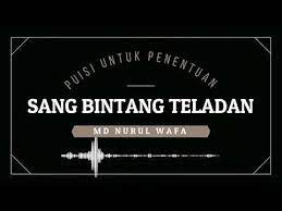 Check spelling or type a new query. Wn Puisi Penobatan Bintang Tauladan