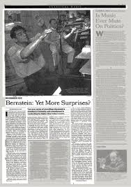 For a work of such emotional richness and complexity, mahler's last completed symphony has been remarkably lucky on disc. Recordings View Bernstein Yet More Surprises The New York Times