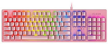Your help would be much usually to change keyboard colors: Amazon Com Razer Huntsman Gaming Keyboard Fastest Keyboard Switches Ever Clicky Optical Switches Customizable Chroma Rgb Lighting Programmable Macro Functionality Quartz Pink Computers Accessories