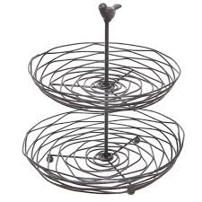 2 tier metal fruit basket. 27 2 Tier Fruit Basket Ideas Tiered Fruit Basket Fruit Basket Fruit