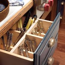 This Silverware Drawer Organizes All Your Utensils Just The Way You Like Them Silverwar Design Your Dream House Flatware Storage Traditional Kitchen Cabinets