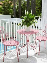 Pastel Balcony Set Decor De Patio Mobilier Terrasse Deco Balcon