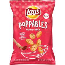 Lay S Poppables Honey Bbq Flavored Potato Chips 5oz Honey Bbq Potato Snacks Snacks