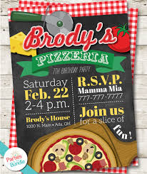 Creative Birthday Activities For Kids Pizza Birthday Party Invitation Kids Chef Invite Digital Or Etsy Pizza Party Birthday Party Invitations Kids Creative Birthday Party Ideas