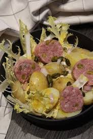 Salade Lyonnaise Audrey Cuisine Audrey Cuisine Recette Saucisson Salade