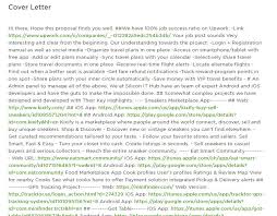 Keep your cover letter writing concise and relevant. Solved Cover Letter Formatting Issue Upwork Community