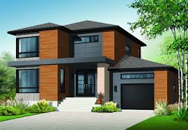 Plan 22322dr Stately Modern With Garage Contemporary House Plans Modern Style House Plans Modern Contemporary House Plans Contemporary house plans or prairie home designs, are known for their unique design elements, open floor plans and large windows. contemporary house plans