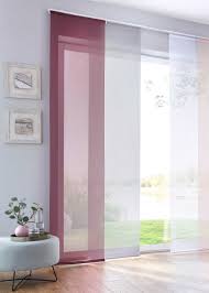 Einfarbige Schiebegardine Aus Transparentem Gewebe Rosa Klettschiene Gardinen Schiebegardine Ikea Curtains