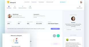 Ubergrad Student Phase Post Login Student Dashboard Login Design Student