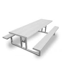 Ada Compliant Aluminum Picnic Table With Galvanized Steel Frames Heavy Duty Park Warehouse Picnic Table Metal Picnic Tables Galvanized Steel