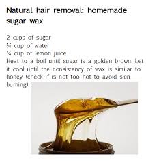 Add just enough wax to lightly cover the target area. Hair Removal Natural Hair Removal Homemade Sugar Wax Beauty Natural Hair Removal Homemade Sugar Wax Sugar Waxing
