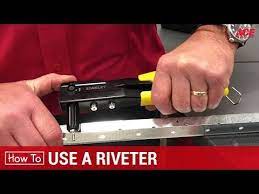 Learn about the variety of riveting tools and their pros and cons. How To Use A Riveter Or Rivet Gun Ace Hardware Youtube