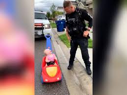 Use your turn signal and proceed to a safe location along the right side of the road. Officer Pulls Over Toddler Daughter For Driving On The Wrong Side Of The Road Abc News