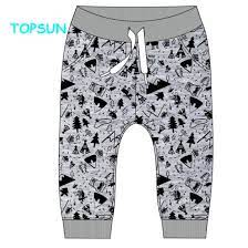 China Custom Baby Boy Leggings Woodland Bear Print Lounge Pants Organic Cotton Baby Pajama Pants China Baby Legging And Baby Pants Price