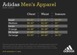 Adidas Size Chart