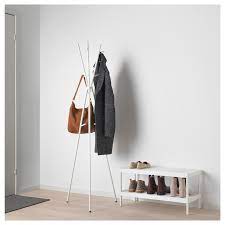 Ekrar White Hat And Coat Stand 169 Cm Ikea Hat And Coat Stand Ikea Coat Rack Coat Stands