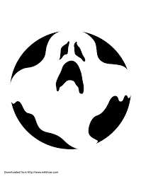 Printable Ghost Pumpkin Template Halloween Stencils Halloween Silhouettes Pumpkin Etching