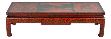 Vintage Chinese Red Chinoiserie Lacquer Low Table On Chairish Com Table Coffee Table Low Tables