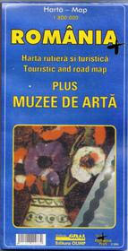 Hartă tursitică șifonată palomar londra. Romania Touristic And Road Map Plus Museums Of Art 1 800 000 Romania Harta Rutiera Si Turistica Plus Muzee De Arta Erasmus Buchercafe Bucher Aus Und Uber Siebenburgen Das Banat Und Ganz Rumanien