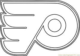 Philadelphia flyers logo nhl hockey svg cut file for cricut files clip art digital files vector, eps, ai, dxf, png. Philadelphia Flyers Logo Coloring Page For Kids Free Nhl Printable Coloring Pages Online For Kids Coloringpages101 Com Coloring Pages For Kids