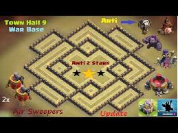 By admin maret 19, 2021 base th 9 war anti 3 bintang 2018 3 best th9 war base anti everything. Coc Indonesia War Base Town Hall 9 Anti 3 Stars Bintang Terbaru 2015 2 By Pidiogeng
