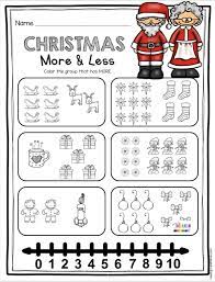 December Math And Literacy Pack Freebies Keeping My Kiddo Busy Christmas Math Worksheets Kindergarten Christmas Math Christmas Math Worksheets