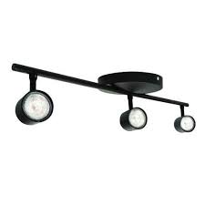 philips 3 light black led track light