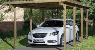 Votre Carport Toit Plat Primus De Chez Weka Mesure 3 X 6 M L L Il Est Fabrique En Pin Fsc Impregne Autoclave Carport Designs Carport Plans Wooden Carports