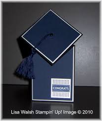 Just a name on each. Graduation Tent Card