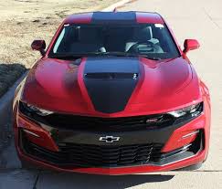 2020 Camaro Ss Black And Red 2019 Camaro Wide Center Decals Overdrive 19 Center Stripes 3m Or Avery Supreme Or 3m 1080 Wrap Vinyl Chevy Camaro Camaro Camaro Models