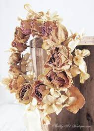 The Withered Beauty Of These Forgotten Dried Roses Inspired A Quick And Easy Diy Project Find Out How To M Dried Floral Wreaths Creative Wreaths Dried Flowers