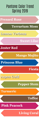 Pantone Spring 2019 Color Trends Fashion Color Trends Spring Fashion Trends