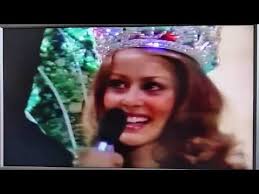 Crowning of Miss Great Britain 1977