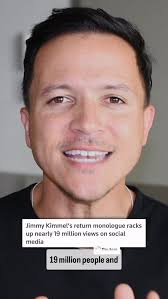 #JimmyKimmel’s return to ABC got a huge audience. Did you watch? And What  happens next?