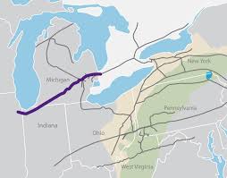 Interstate natural gas pipeline operating in indiana and ohio with multiple interconnects to other pipelines. Dte Midstream Vector Pipeline Natural Gas Transport