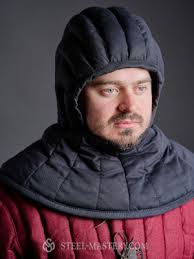 Medieval head armor — steel helmets, mail coifs, padded armor for sale|  Steel Mastery