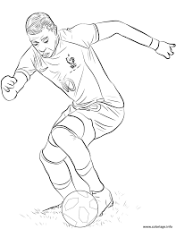 Coloriage Kylian Mbappe Joueur France Coupe Du Monde 2018 A Imprimer Coloriage A Imprimer Gratuit Coloriage Foot Coloriage