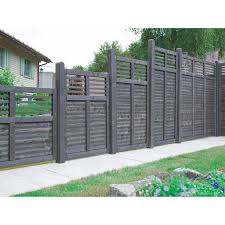 Sichtschutzzaun Element Limone Mit Gitter Anthrazit 90 Cm X 120 Cm Kaufen Bei Obi