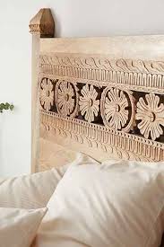 Pranati Carved Headboard Carved Headboard Favorite Bedding Decor
