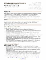 Human Resources Generalist Resume Samples Qwikresume
