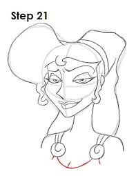 934x768 hercules and geryon coloring page magnificent heracles baby. How To Draw Meg Hercules