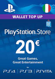 Playstation network, often abbreviated as psn, is an online multiplayer gaming and digital media delivery service provided/run by sony computer entertainment for use with the playstation 4. Buy Playstation Network Card 20 Italy Playstation