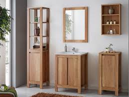Our bathroom storage & organization category offers a great selection of shelves and more. Free Standing Vanity Cabinets Bathroom Set Oak 80cm Impact Furniture